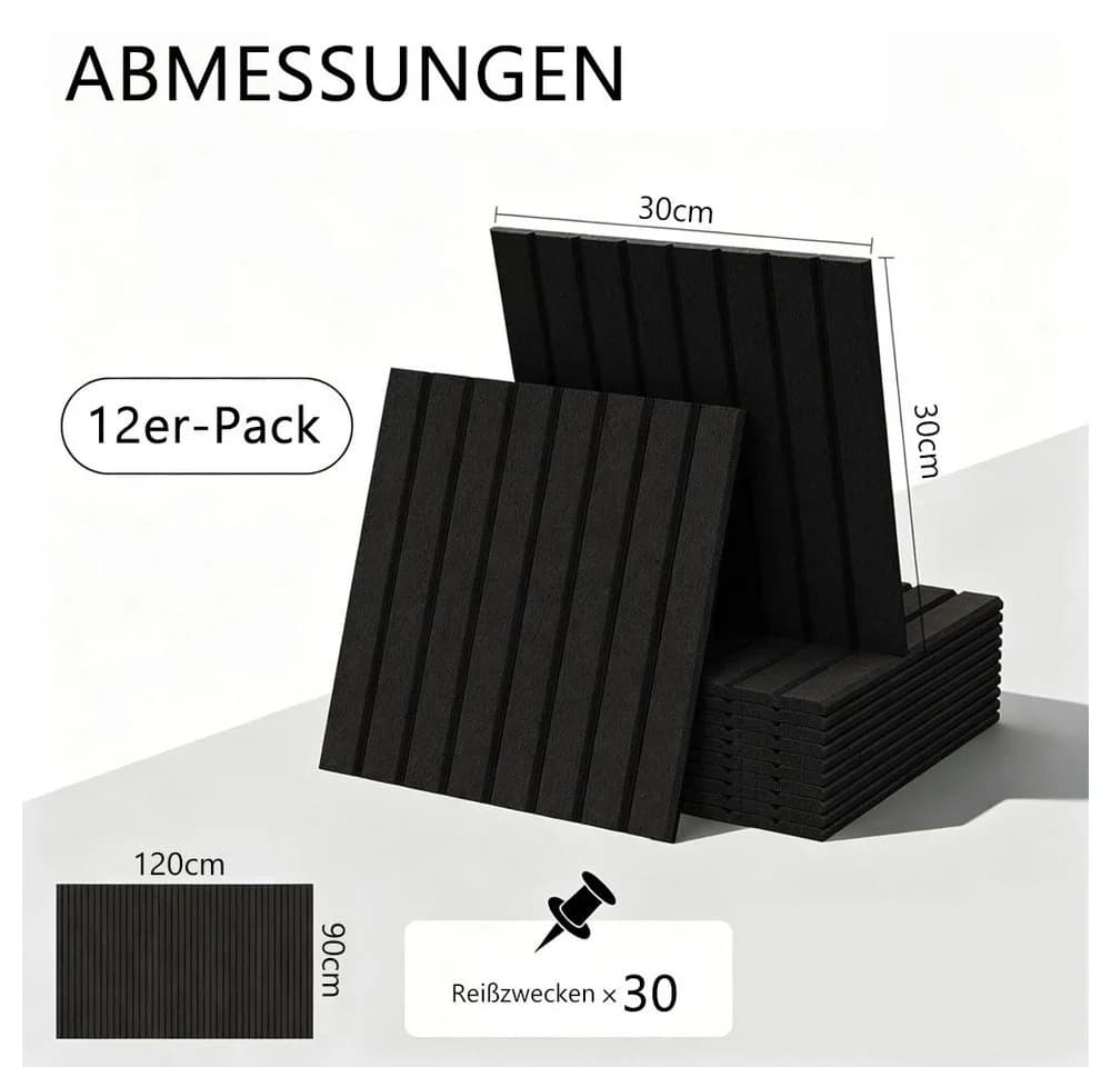 AFKSMILE Pinnwand aus Filz Selbstklebend Beige/Schwarz