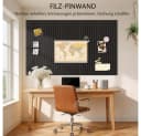 AFKSMILE Pinnwand aus Filz Selbstklebend Beige/Schwarz Bild 5