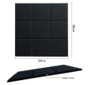 AFKSMILE Filz Pinnwand Set 12 Stück Selbstklebend Schwarz Grau Bild 1