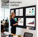 AFKSMILE Filz Pinnwand Set 12 Stück Selbstklebend Schwarz Grau Bild 4