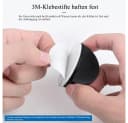AFKSMILE Türstopper 4 Stück Schwarz Selbstklebend Edelstahl Bild 3