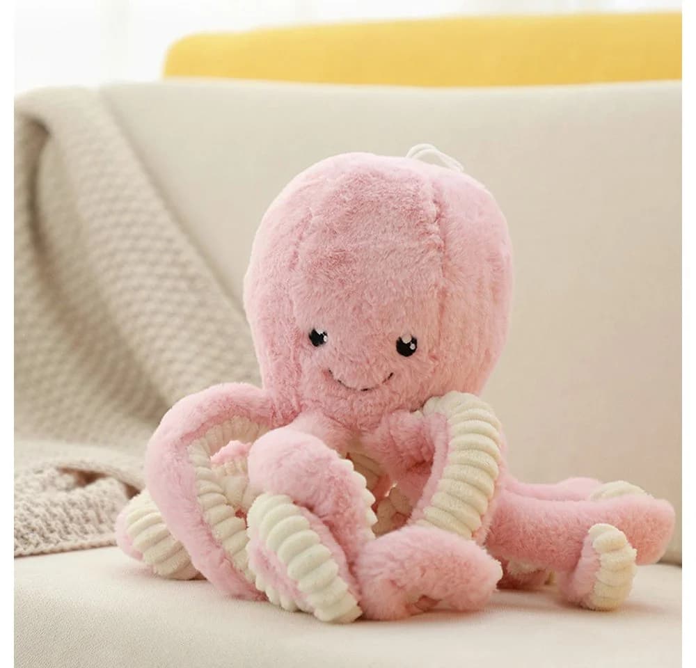 AFKSMILE Dekokissen Oktopus Plüschtier Weich - Bild 3
