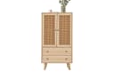 Sweiko Highboard Sideboard Rattantüren Holzbeine Bild 2