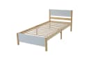 Sweiko Massivholzbett Kiefer mit Kopfteil und Lattenrost Bild 4