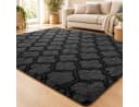 Lochas Hochflor-Teppich Shaggy Grau Anthrazit Geometrisch Bild 2