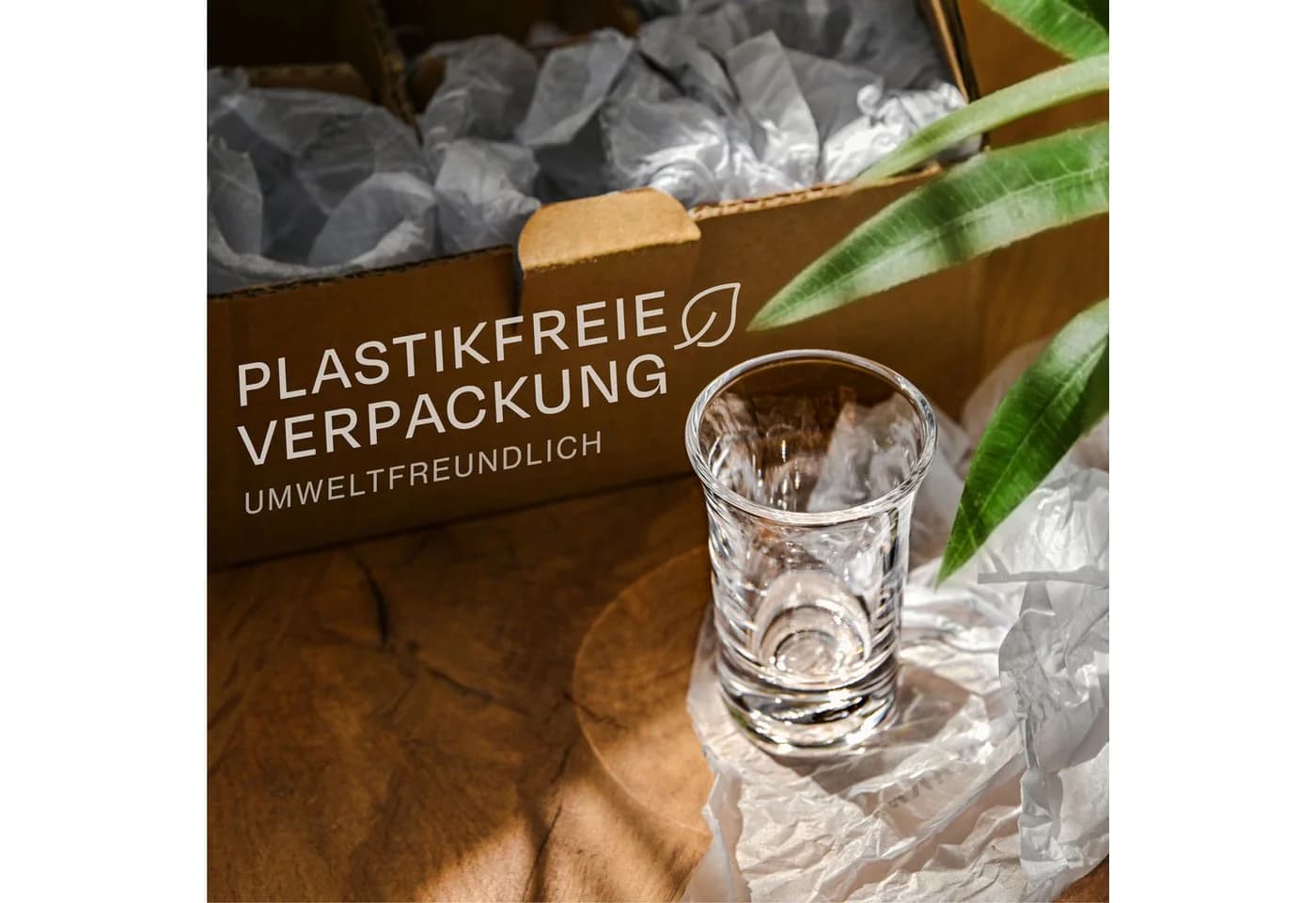Praknu Schnapsglas 12er Set Glas Transparent Spülmaschinenfest - Bild 5