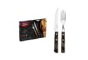Tramontina Steakbesteck 12-tlg. Set mit FSC Holzgriff Edelstahl Bild 1