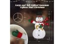 FANNOU Pop-Up Schneemann 100 LEDs Wasserdicht Garten Bild 3