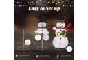 FANNOU Pop-Up Schneemann 100 LEDs Wasserdicht Garten Bild 4
