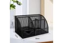 HT Schreibtisch Organizer Mesh Metall Platzsparendes Desk Organizer für Büro Zuhause Schule Bild 3