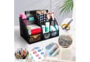 HT Schreibtisch Organizer Mesh Metall Platzsparendes Desk Organizer für Büro Zuhause Schule Bild 4