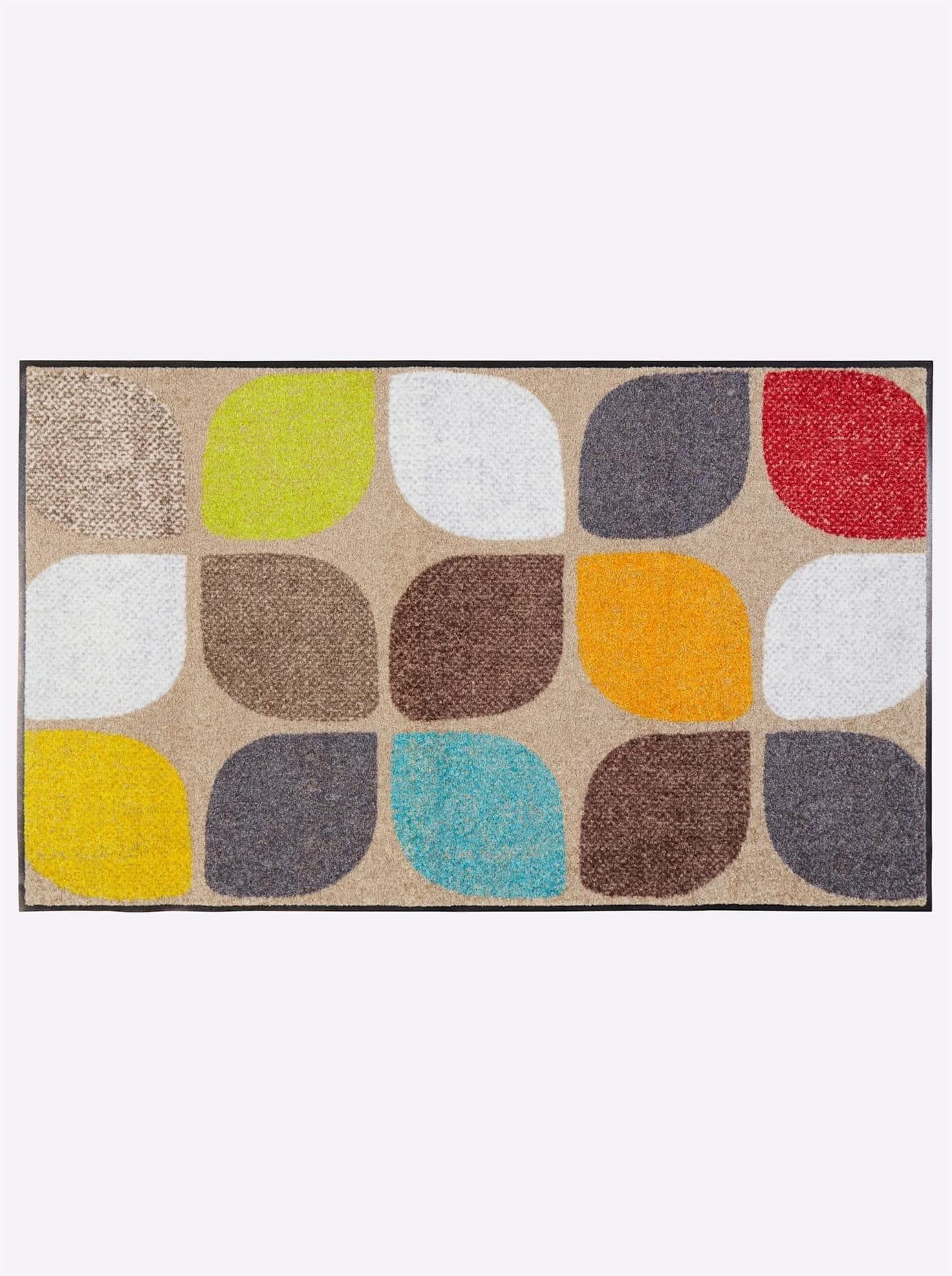 SALONLOEWE Fußmatte Gr. 1 Taupe-Bunt Polyamid