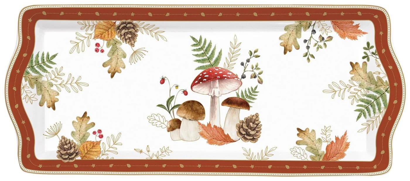 EasyLife Servierplatte Autumn Breeze Porzellan Herbstmotiv - Bild 2