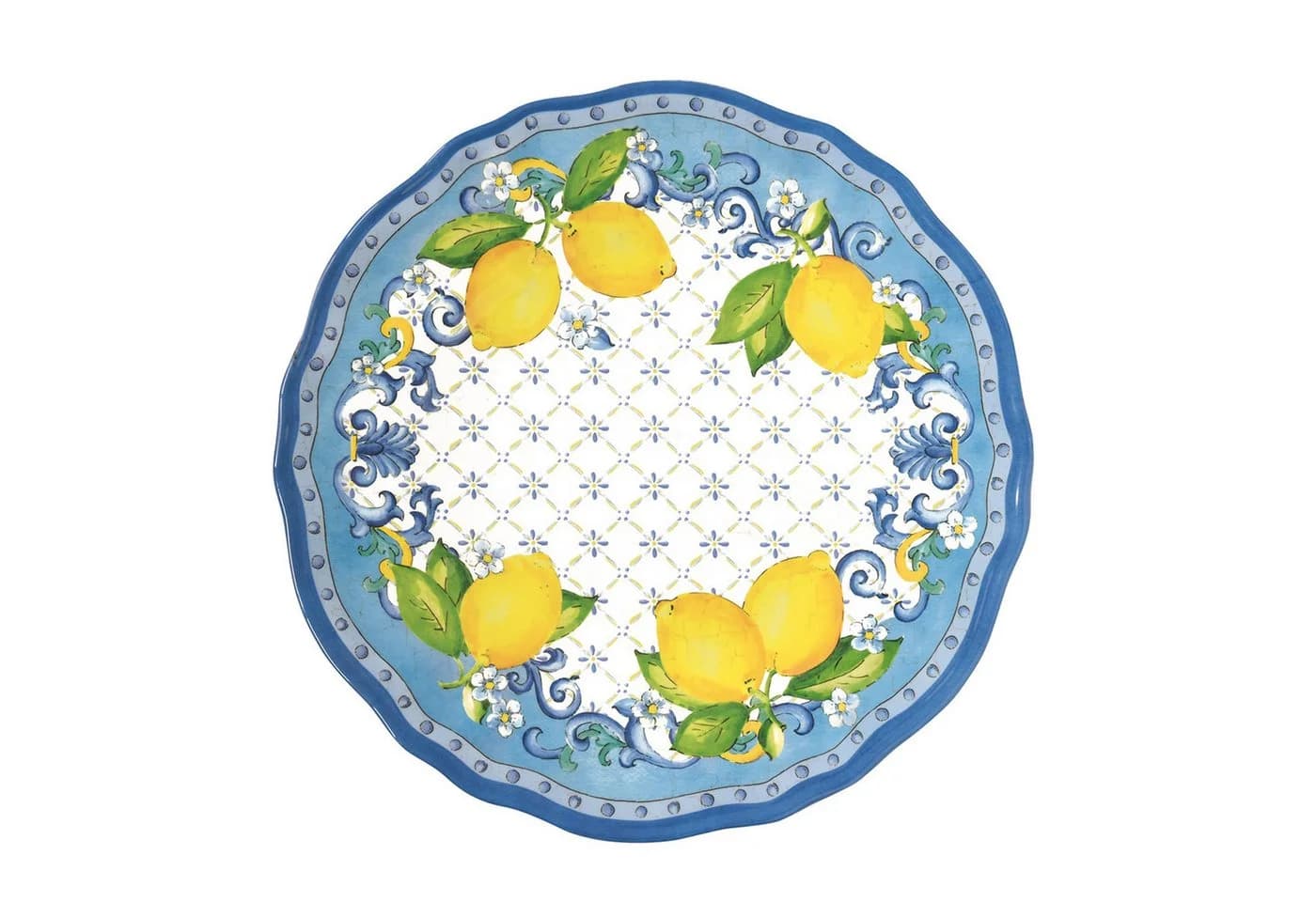 EasyLife Speiseteller Sorrento Melamin Zitronenmotiv Bunt - Bild 2