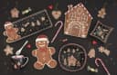 EasyLife Kuchenteller Gingerbread Lebkuchenmann Motiv Porzellan Bild 3