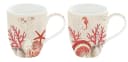 EasyLife Tasse Reef Porzellan Weiß Korallenmotiv Bild 2