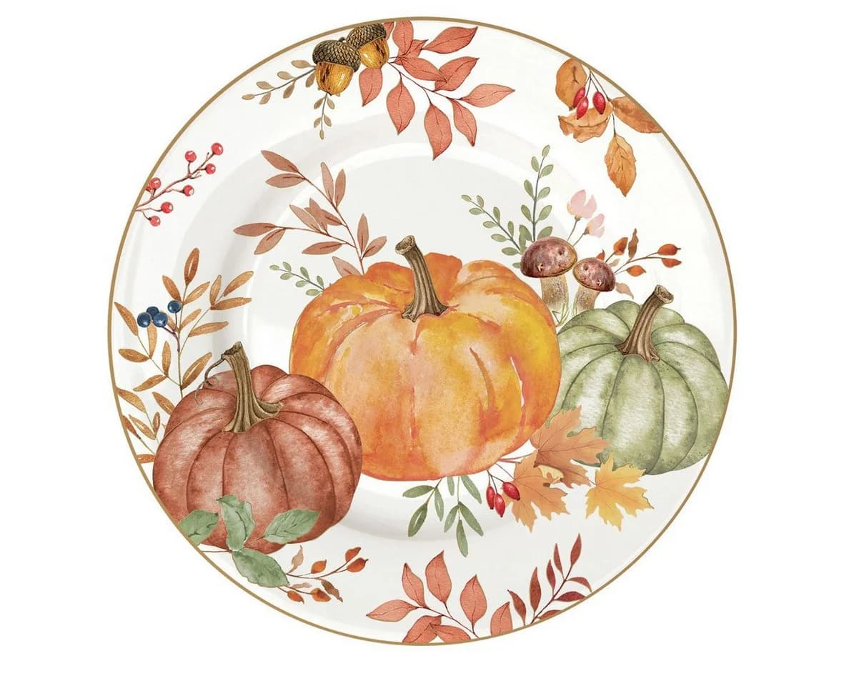 EasyLife Frühstücksteller Harvest Herbstmotiv Porzellan 19cm - Bild 2