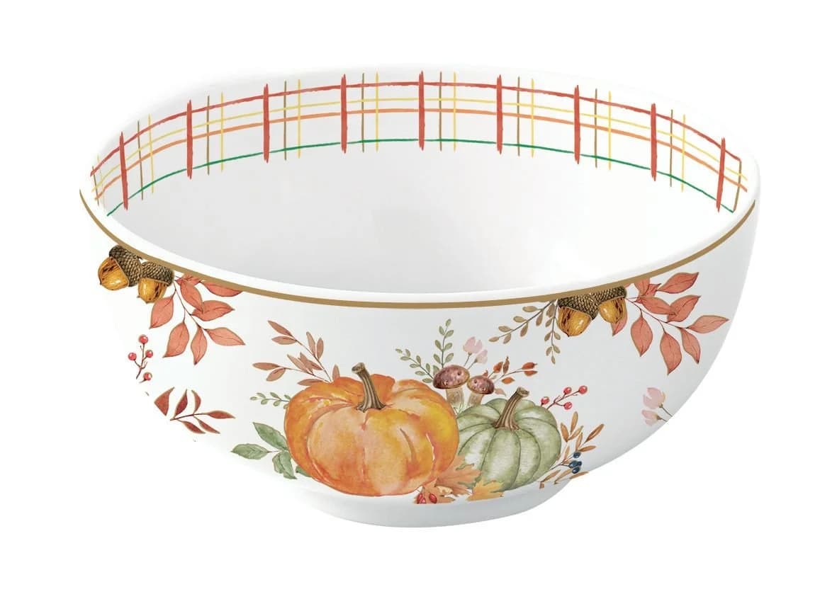 EasyLife Dessertschale Harvest Herbst Porzellan Mehrfarbig - Bild 2