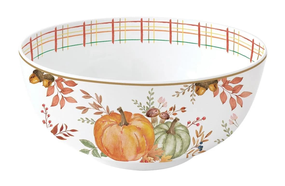 EasyLife Müslischüssel Harvest Herbstdesign Mehrfarbig Porzellan - Bild 2