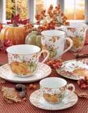 EasyLife Müslischüssel Harvest Herbstdesign Mehrfarbig Porzellan Bild 3