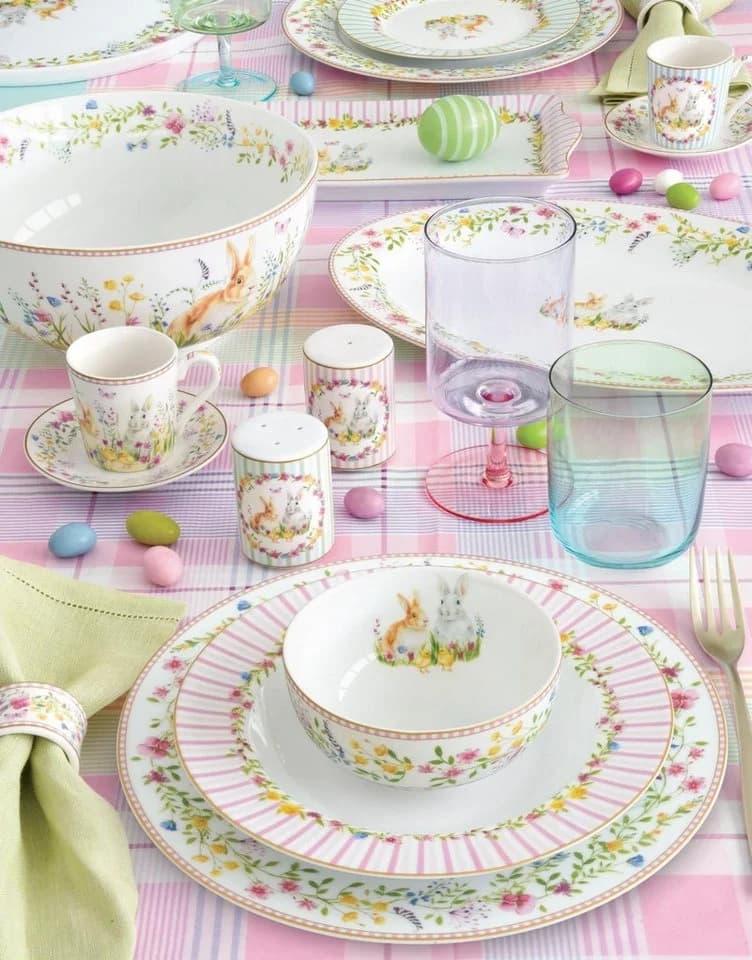 EasyLife Salzstreuer Happy Easter Mehrfarbig Porzellan - Bild 3