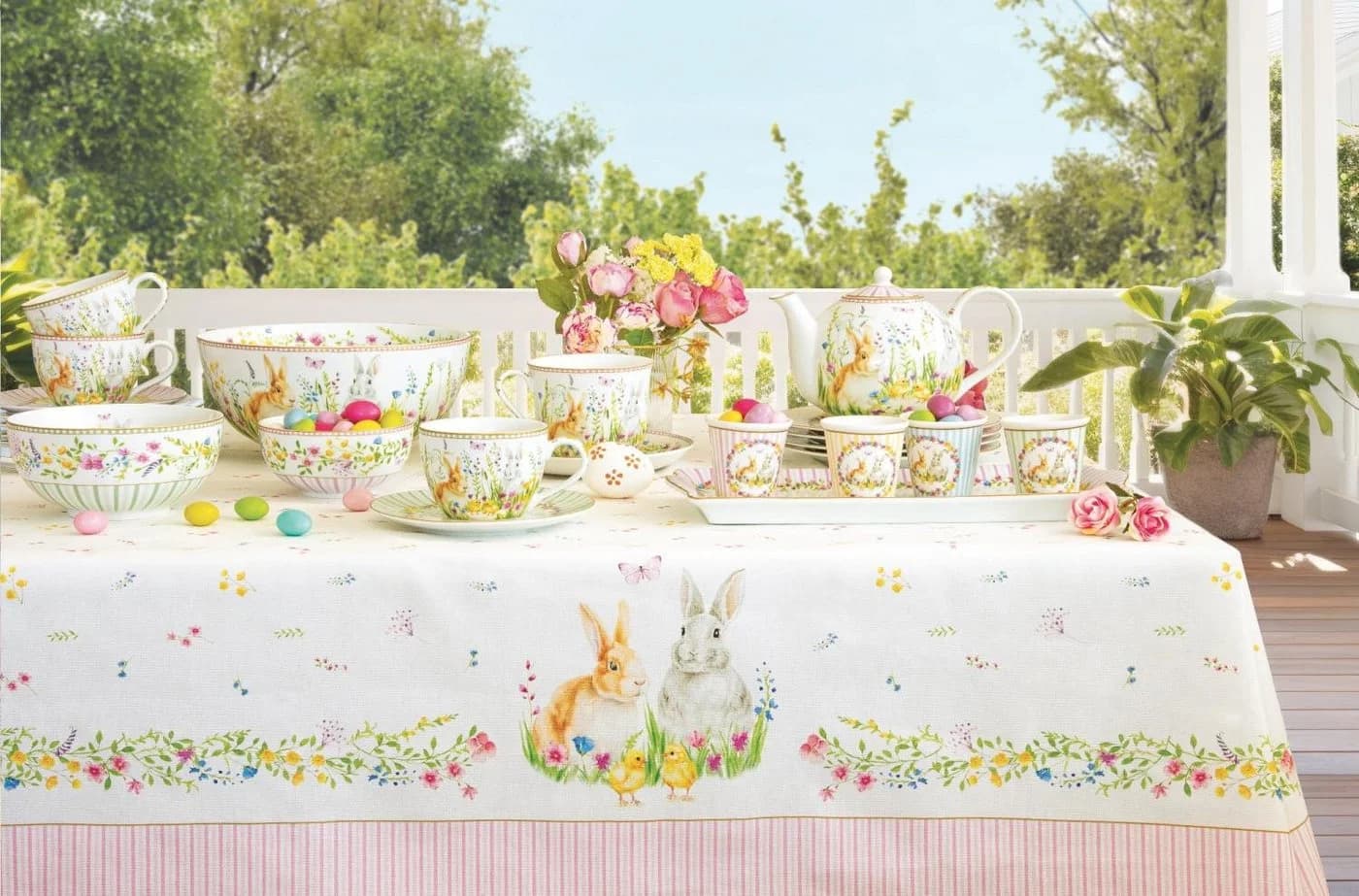 EasyLife Salzstreuer Happy Easter Mehrfarbig Porzellan - Bild 5