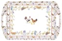 EasyLife Tablett Country Life Melamin Bauernhof Motiv Bild 2