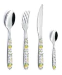 EasyLife Tafelmesser Fleurs et Citrons Spülmaschinengeeignet Bild 1