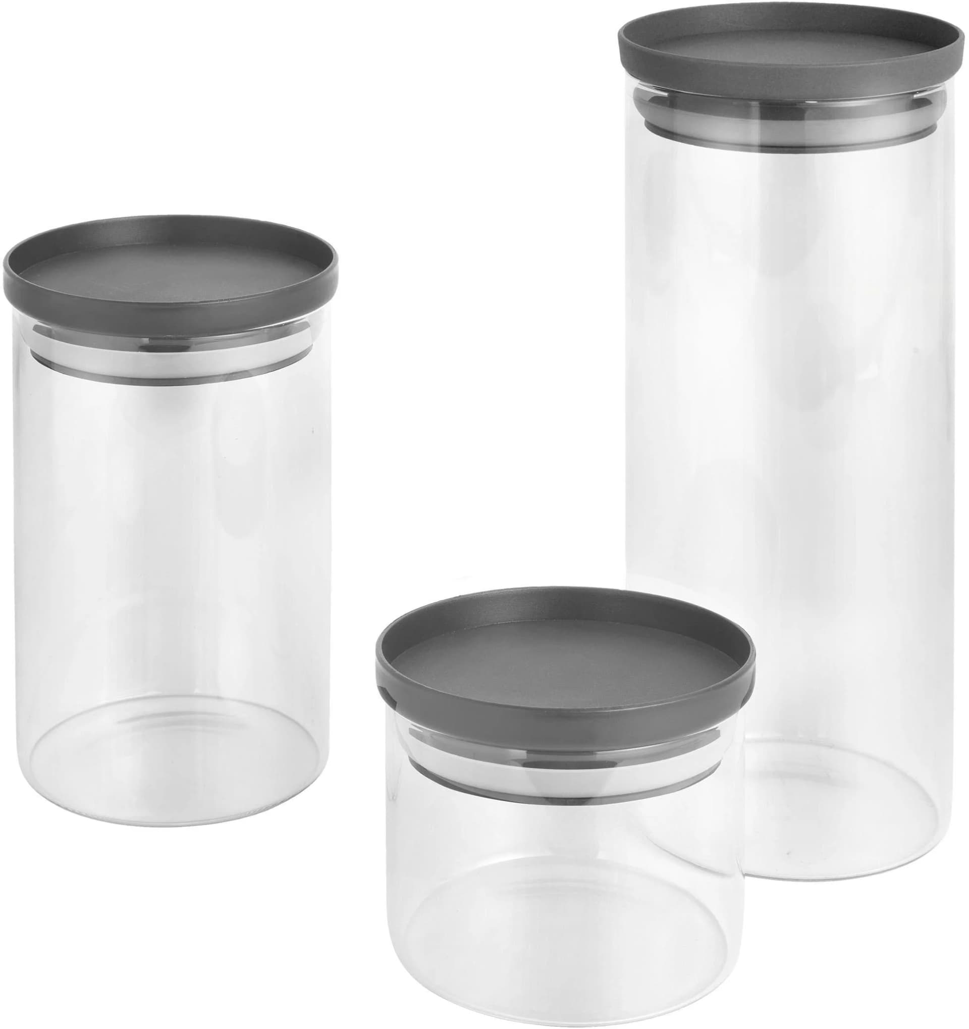 METALTEX Vorratsglas Aroma Line 3er Set transparent