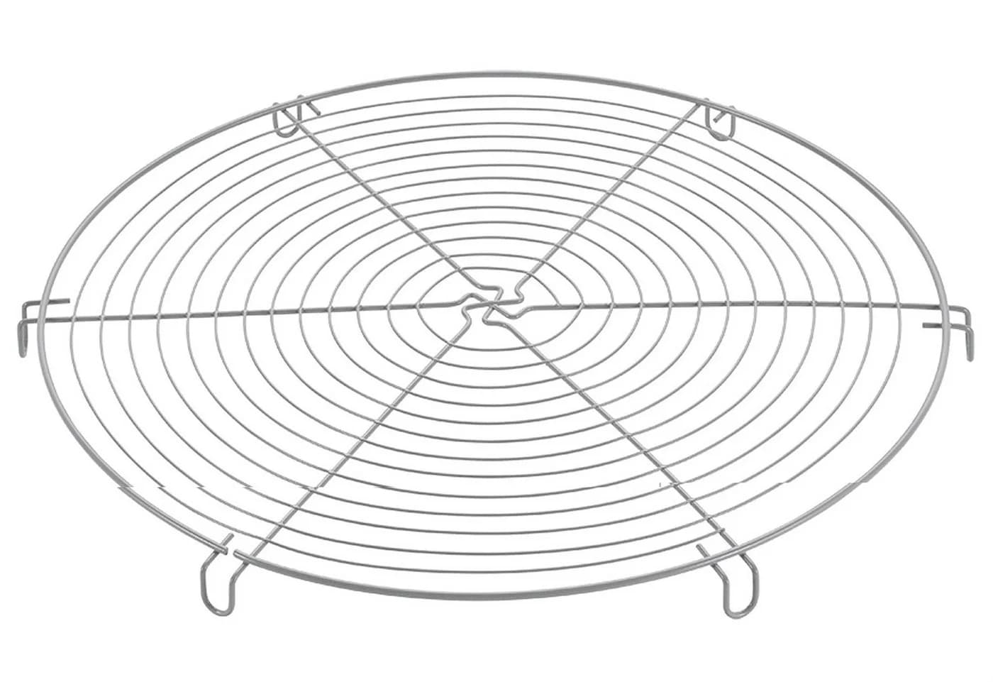 Metaltex Tortenkühler Grau Ø 32 cm Antihaft