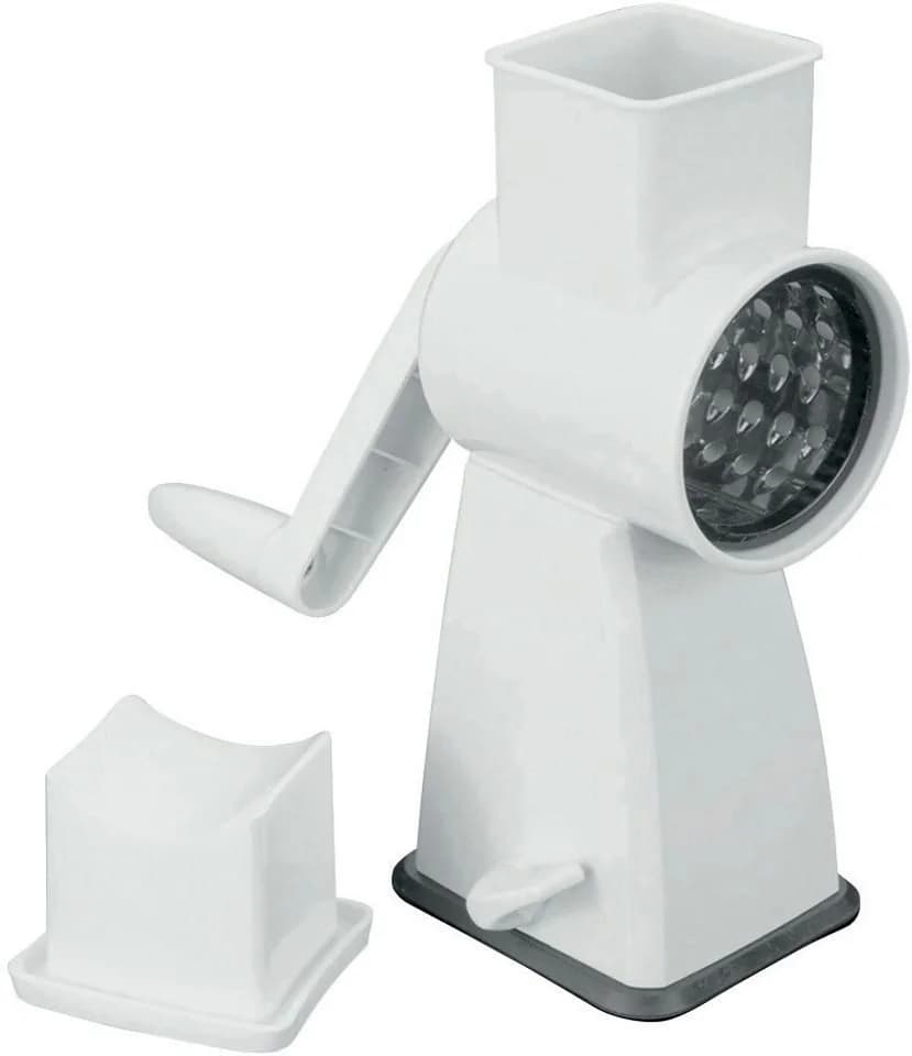METALTEX Flash Trommelreibe Edelstahl Weiß/Silber mit Saugfuß