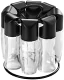 Metaltex Gewürzkarussell Spice-8 Schwarz/Transparent mit 16 Streueinsätzen Bild 2