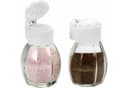 Metaltex Salz- / Pfefferstreuer Set 7 cm Glas/Kunststoff Bild 1