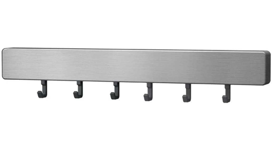 Metaltex Hakenleiste Metallika 6 Haken Silber Edelstahl - Bild 2