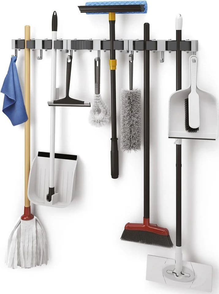 Metaltex Hakenleiste Hang-up Set 3 St. Wandhalterung Grau