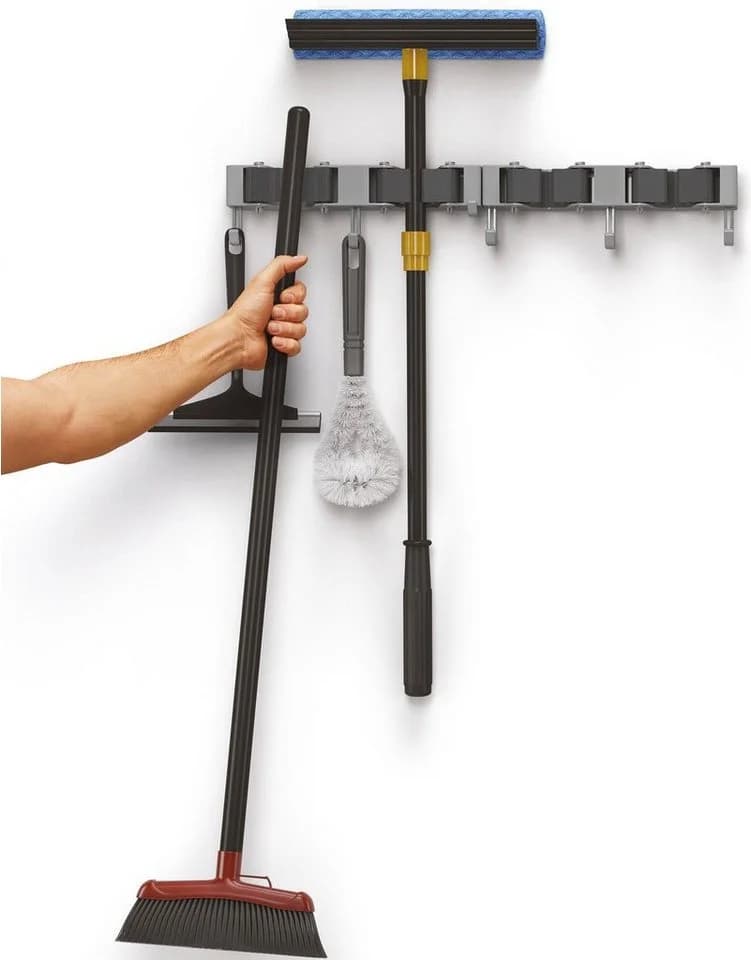 Metaltex Hakenleiste Hang-up Set 3 St. Wandhalterung Grau - Bild 4