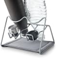 Metaltex Sodatex-2 Abtropfgestell für 2 Flaschen Silber Bild 1