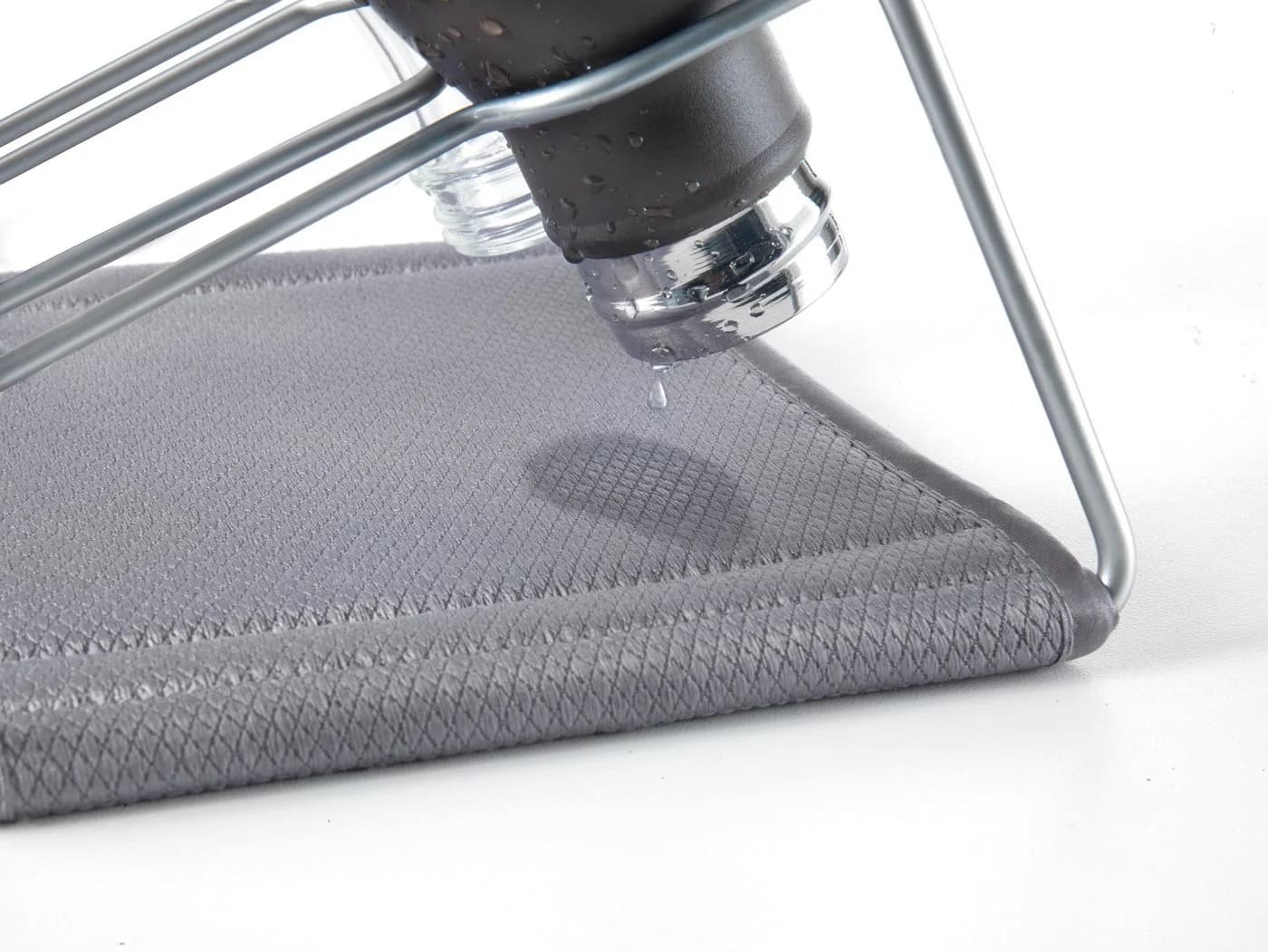 Metaltex Sodatex-2 Abtropfgestell für 2 Flaschen Silber - Bild 3