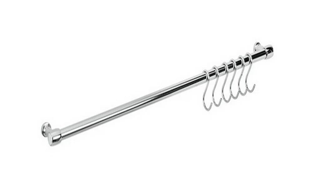 Metaltex Küchenorganizer Hakenleiste 6 Haken Verchromt