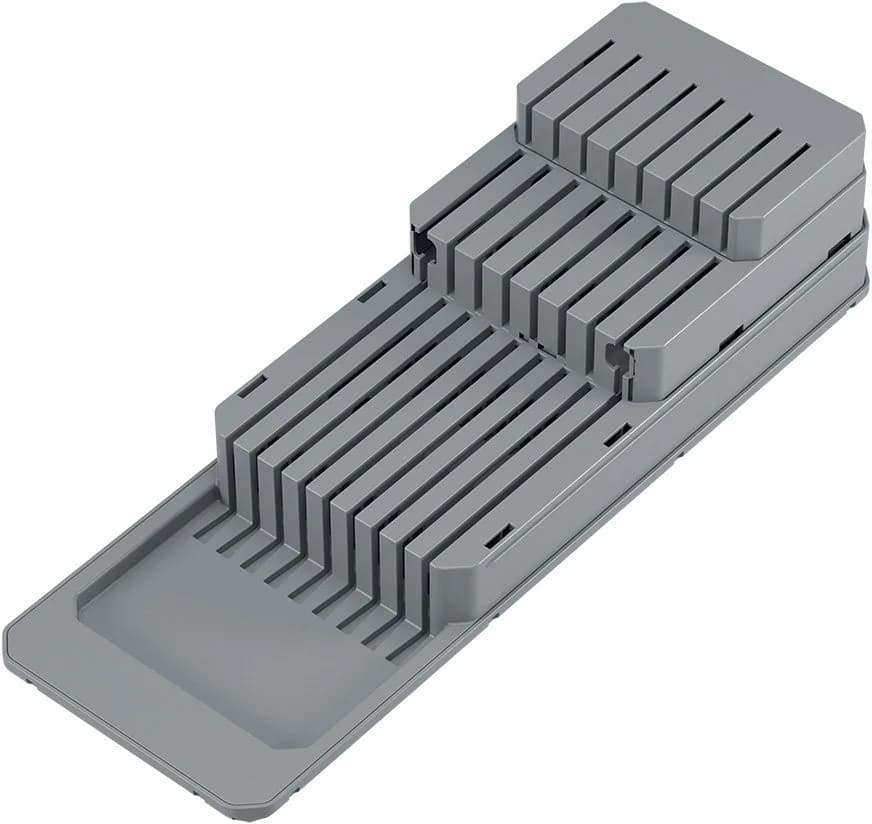 Metaltex Blade-Fit Besteckhalter Grau Kunststoff - Bild 2