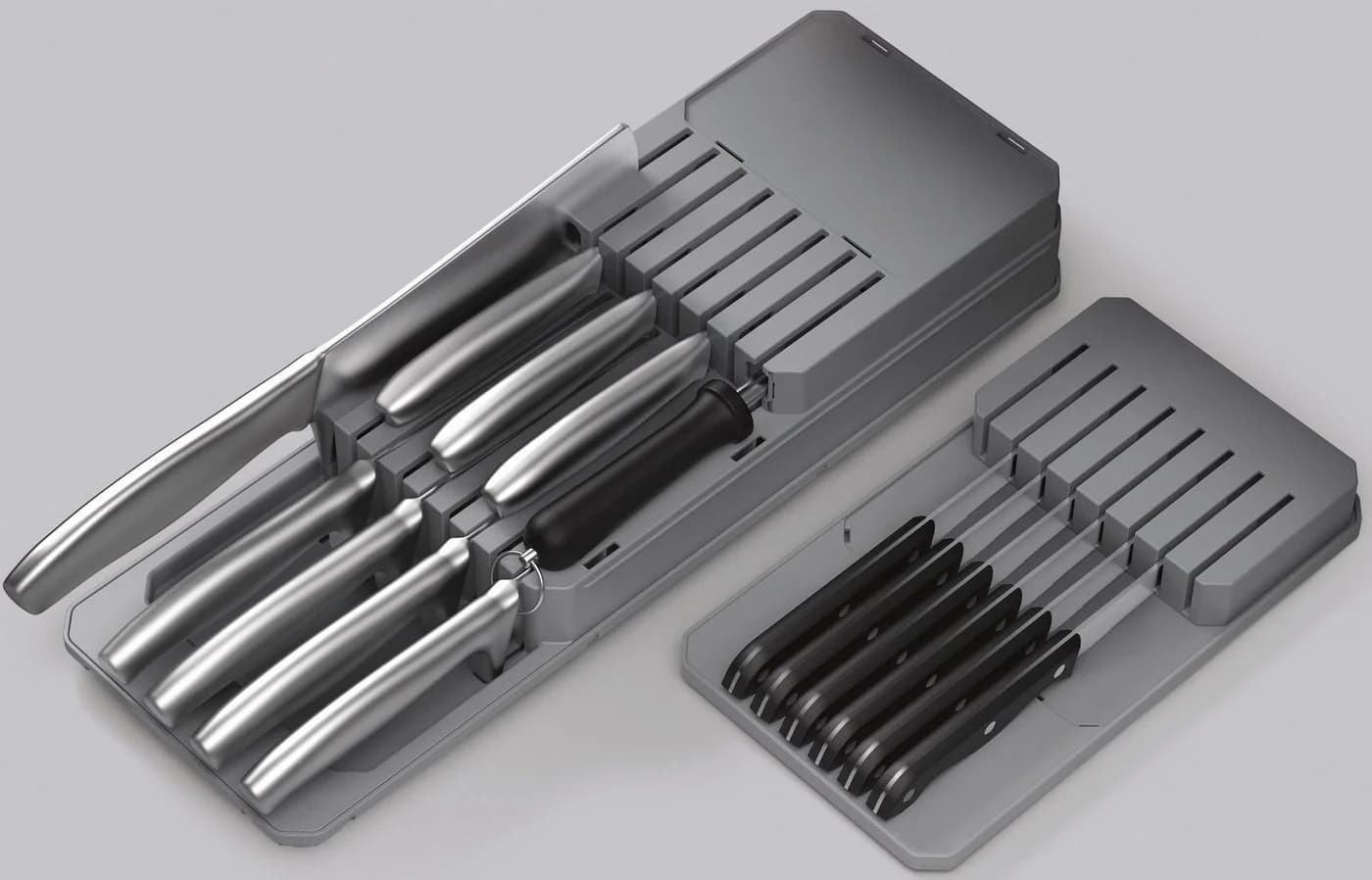 Metaltex Blade-Fit Besteckhalter Grau Kunststoff - Bild 4