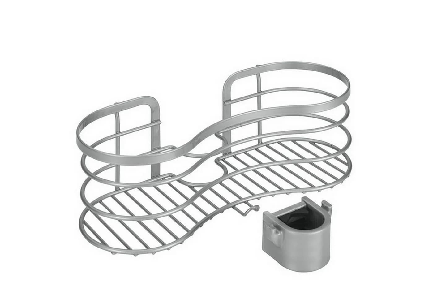 Metaltex Duschablage VIVA Polytherm Silber Grau Universal