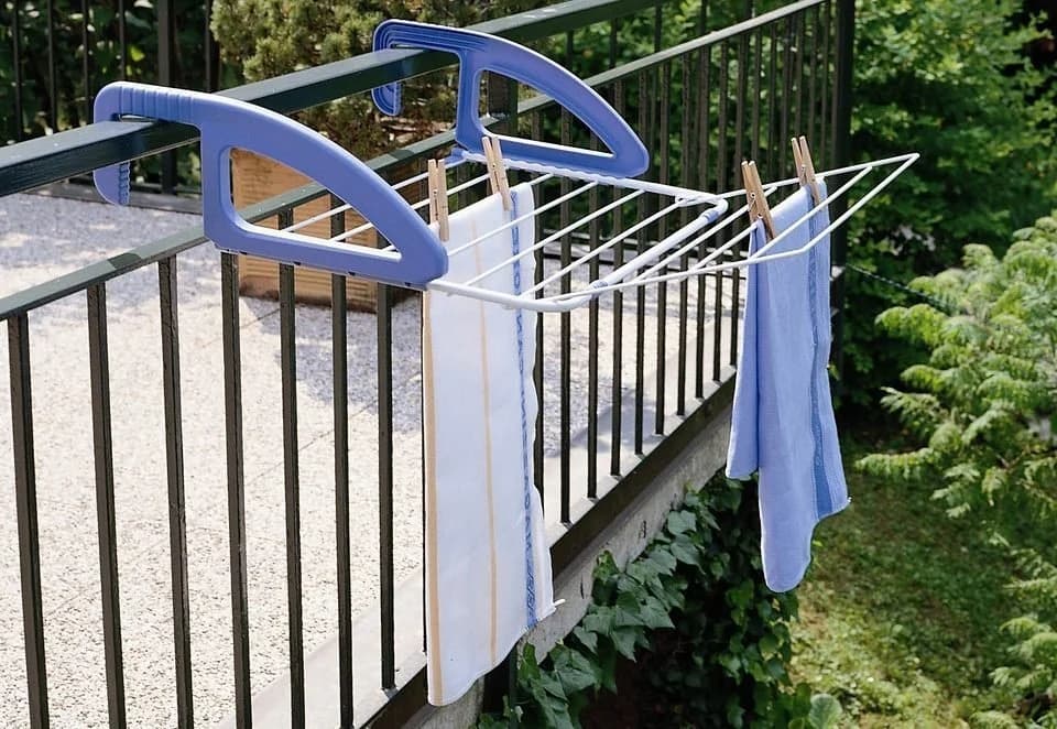 Metaltex Heizungswäschetrockner Bries Weiß/Blau