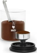 Bialetti Kaffeedose Schwarz Transparent 250g mit Löffel Bild 1