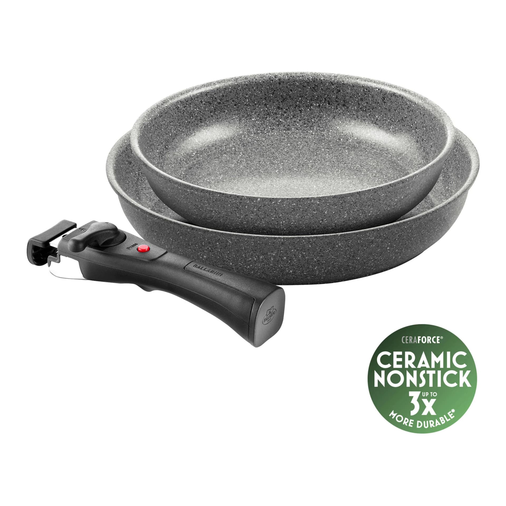 Zwilling Bratpfannen-Set Torre 28cm 24cm Induktionsgeeignet Antihaftbeschichtung