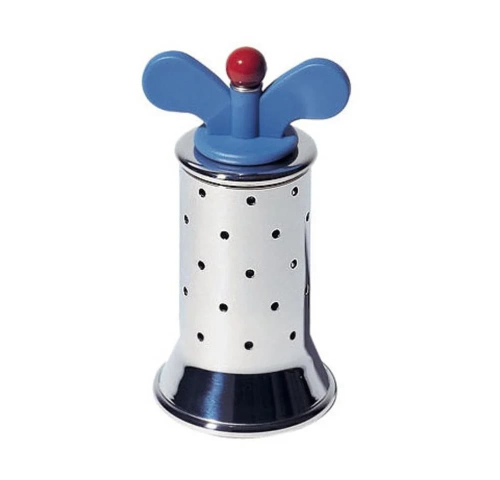 Alessi Pfeffermühle 9098 Michael Graves 13 cm Blau - Bild 2