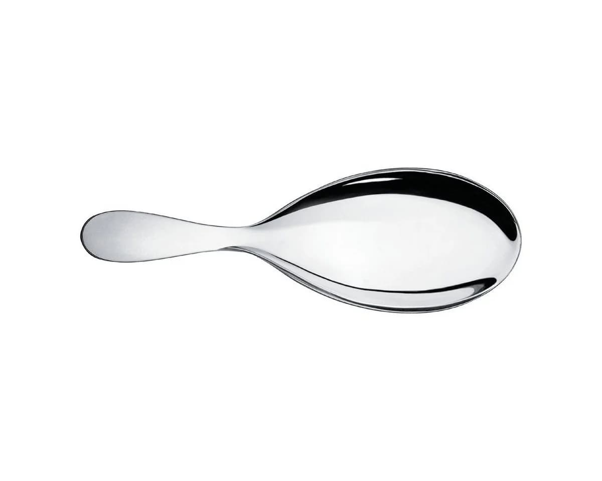 Alessi Servierlöffel Risotto Edelstahl Silber