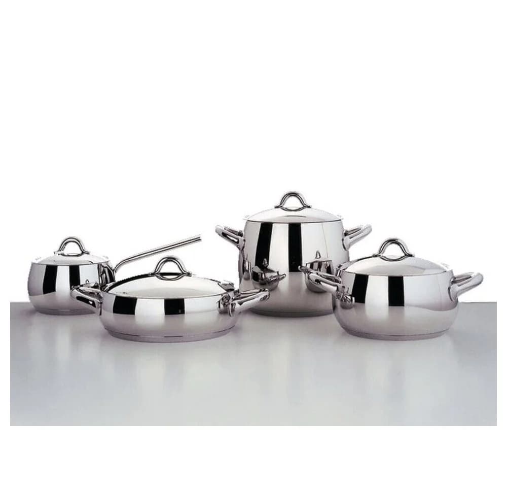 Alessi Topf-Set Mami 7-tlg. Edelstahl Silber