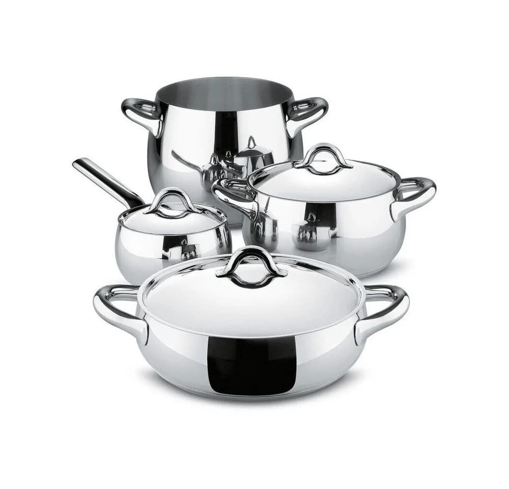 Alessi Topf-Set Mami 7-tlg. Edelstahl Silber - Bild 2