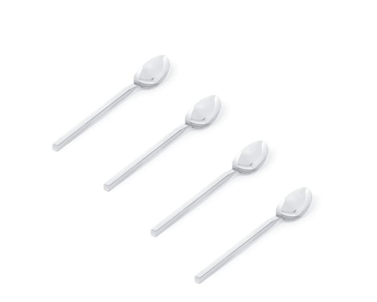 Alessi DRY Mokkalöffel 4er Set Edelstahl Silber